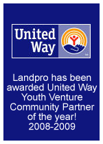 Landpro awarded United Way Youth Venture Community Partner of the year